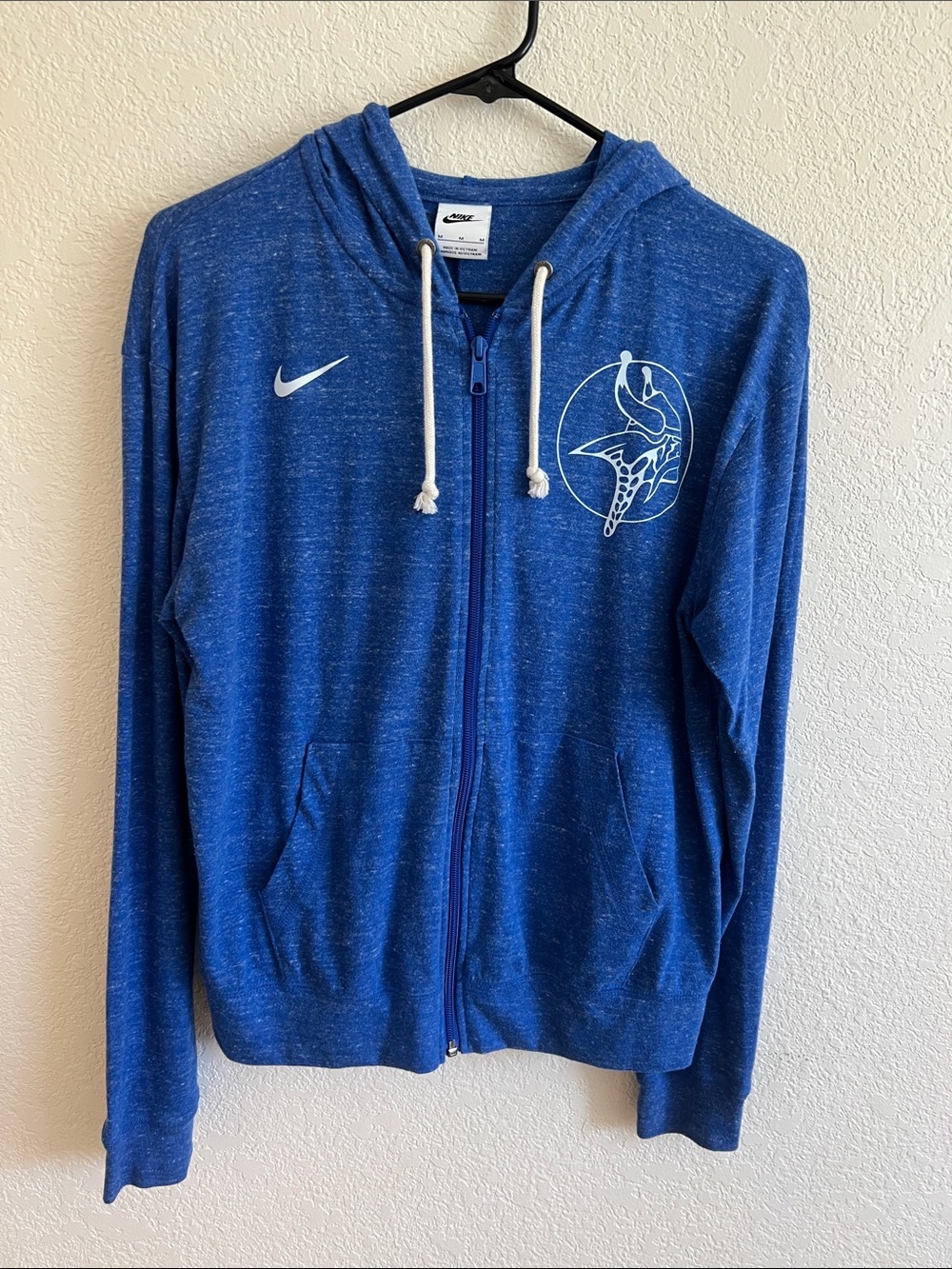 Nike Vikings Zip Up Hoodie